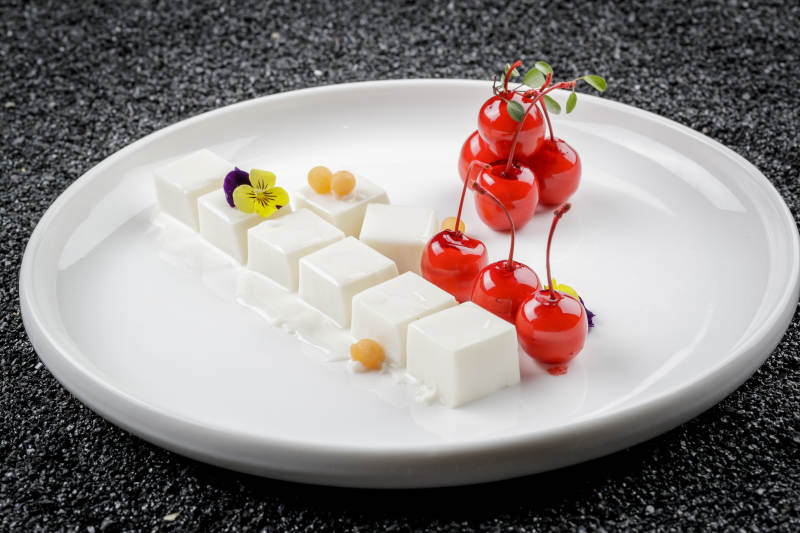 海棠杏仁豆腐图片