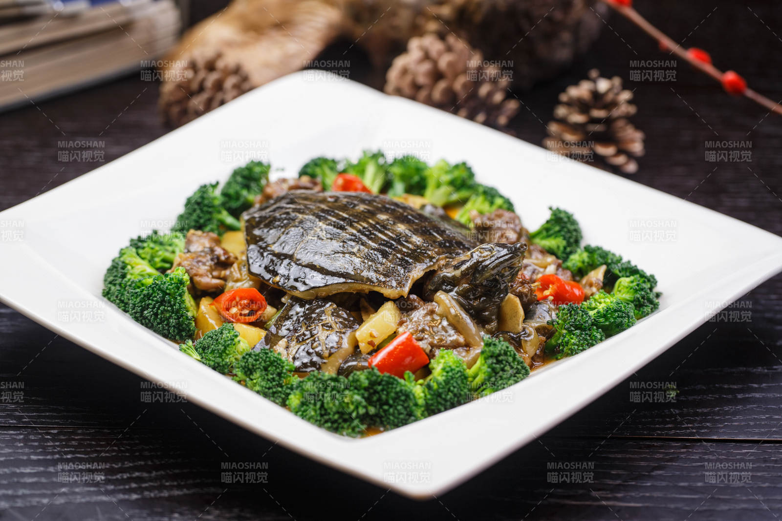 清蒸手撕小鳖图片