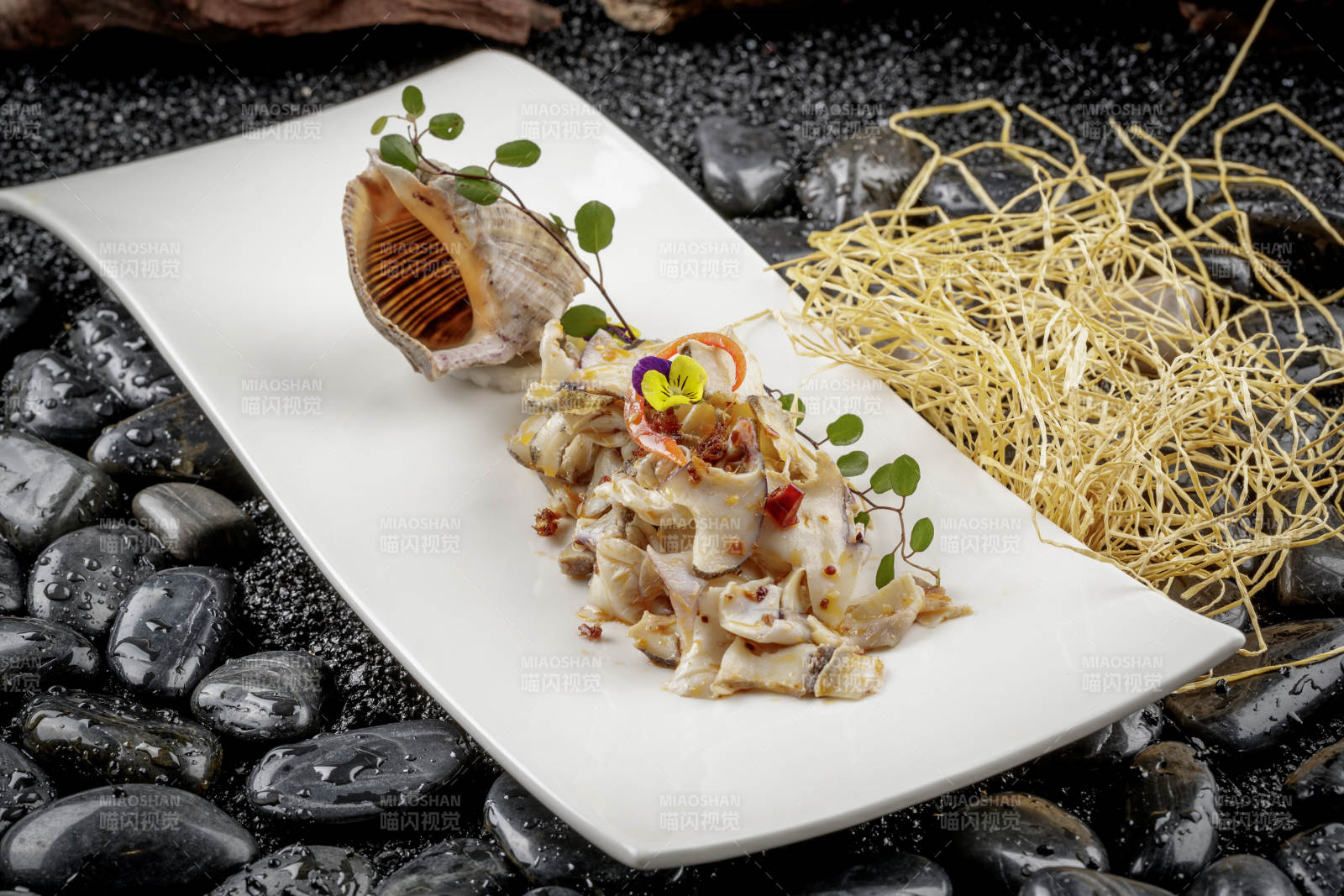 潮汕芥末螺肉片图片