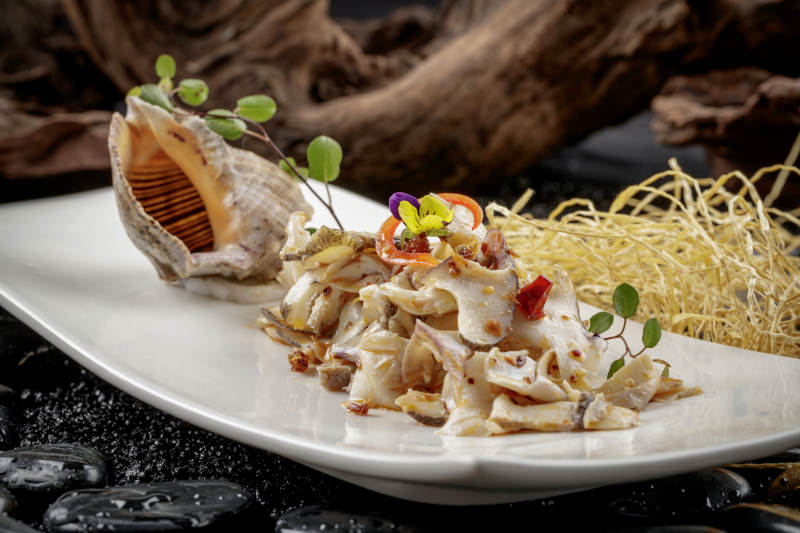 潮汕芥末螺肉片图片