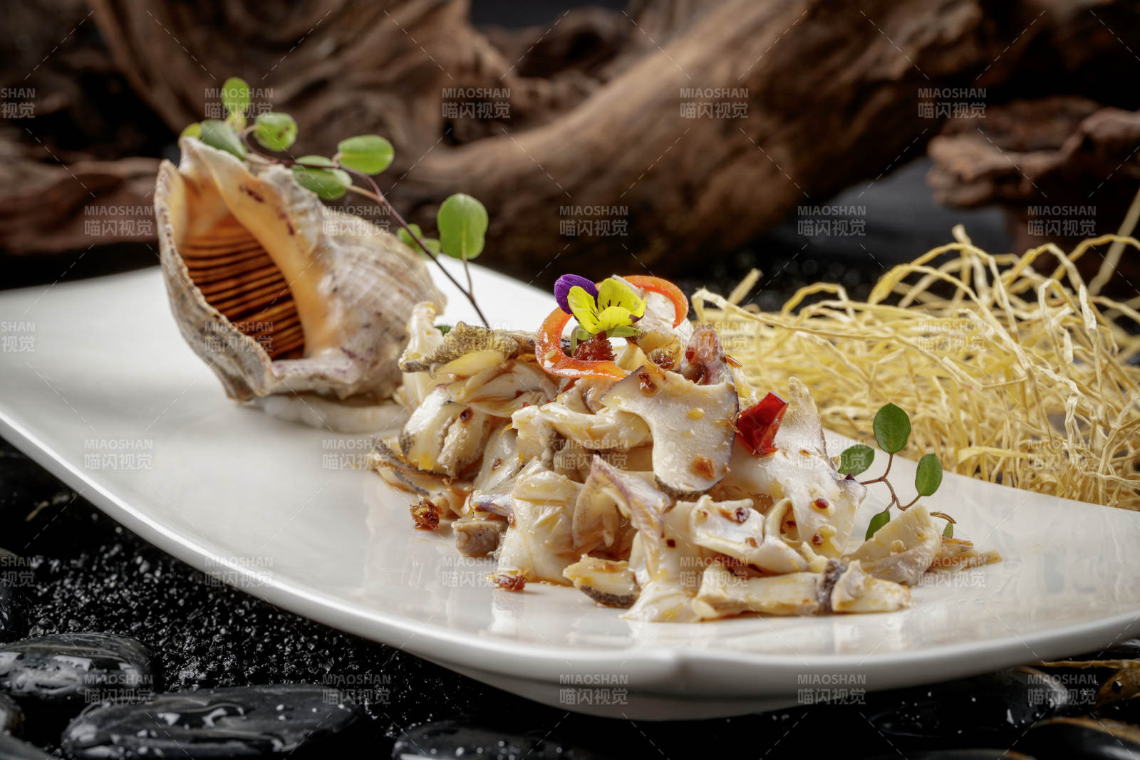 潮汕芥末螺肉片图片