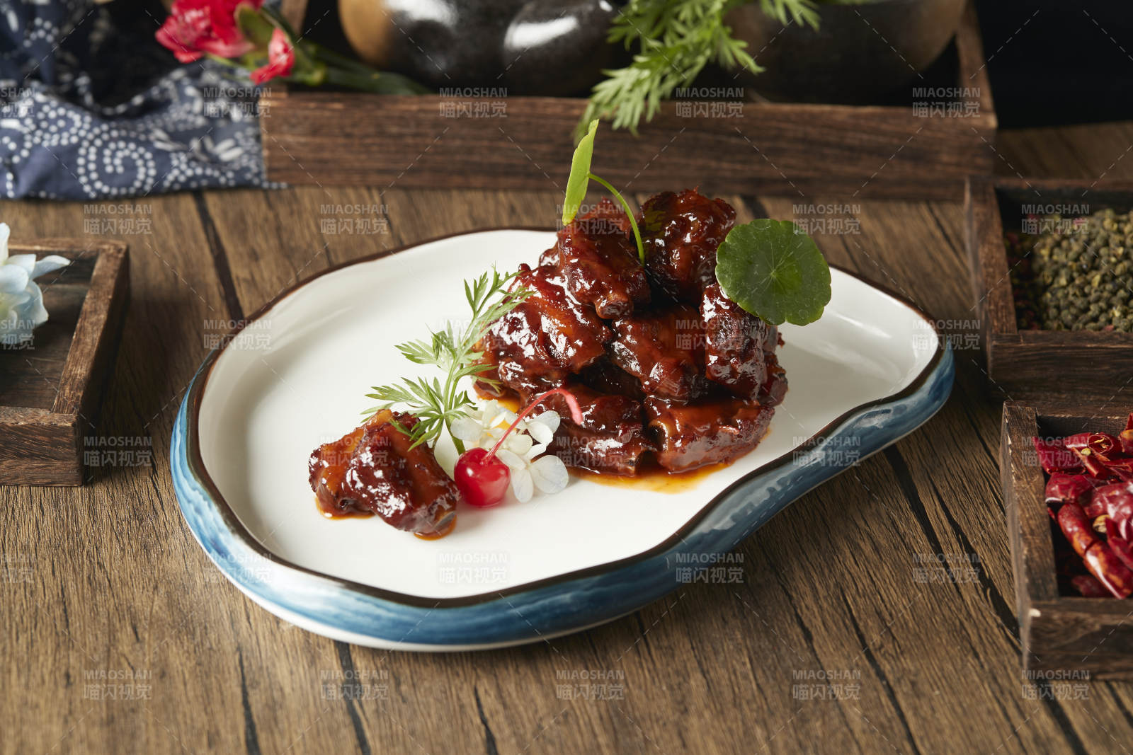 红烧蜜香糖醋猪排骨图片