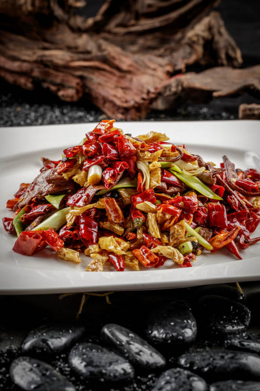 白椒炒猪肝图片