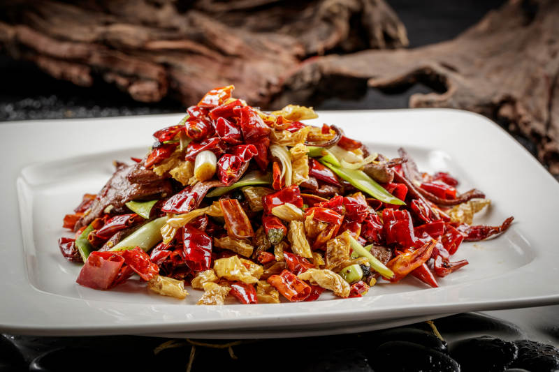 白椒炒猪肝图片