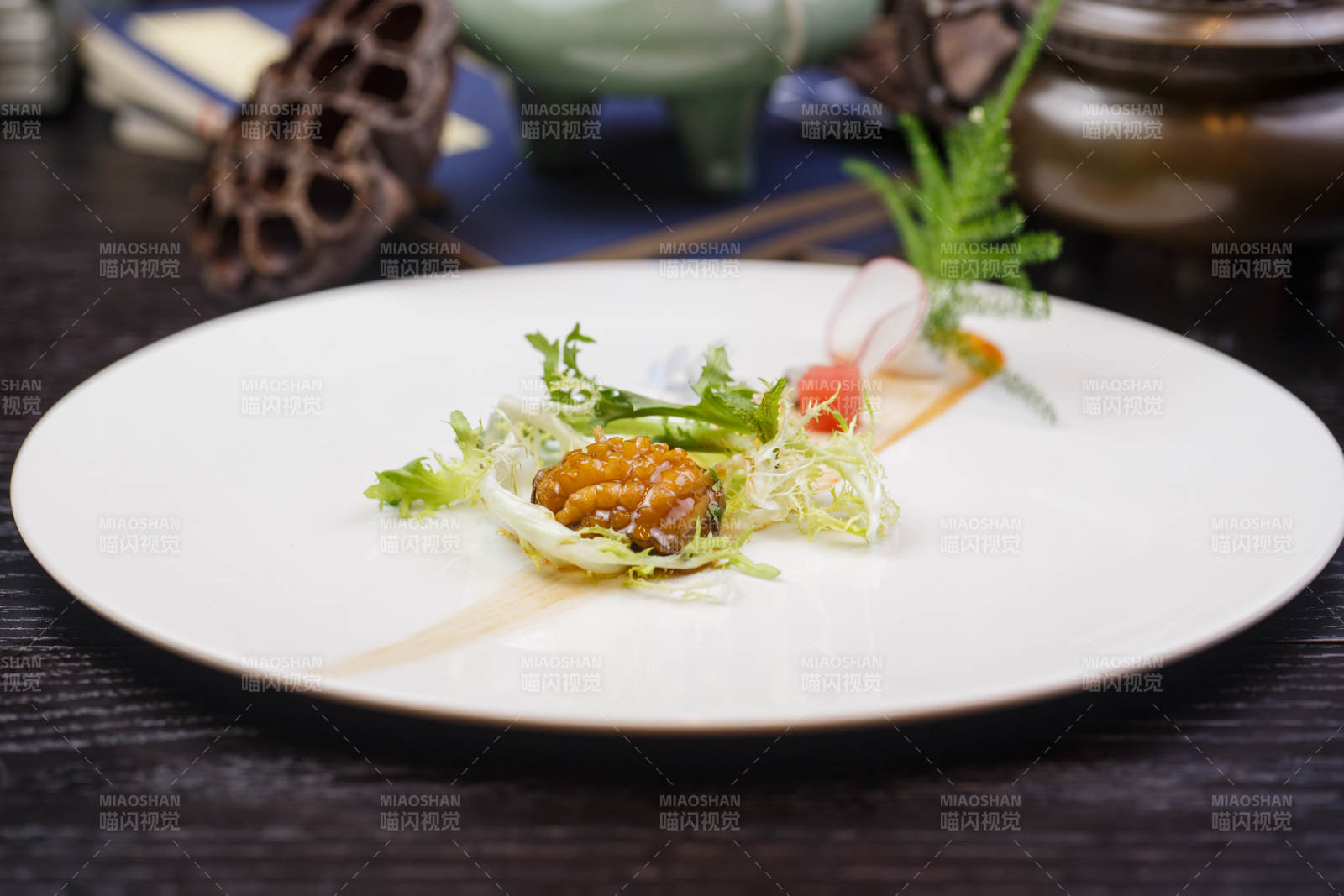 藤椒鸡汁小鲍鱼图片