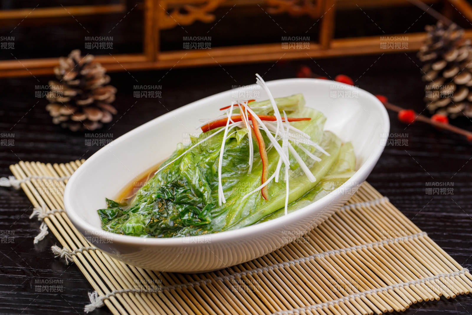 蚝油炒生菜图片