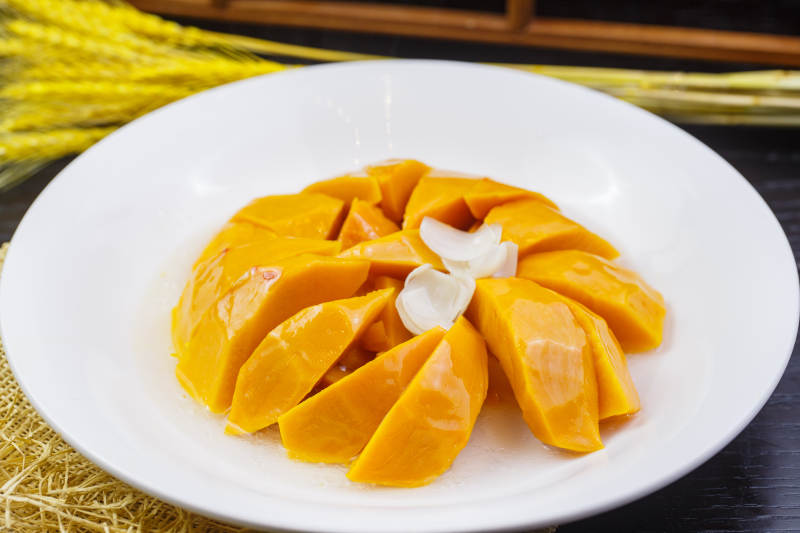 蜂蜜浇汁百合小南瓜图片