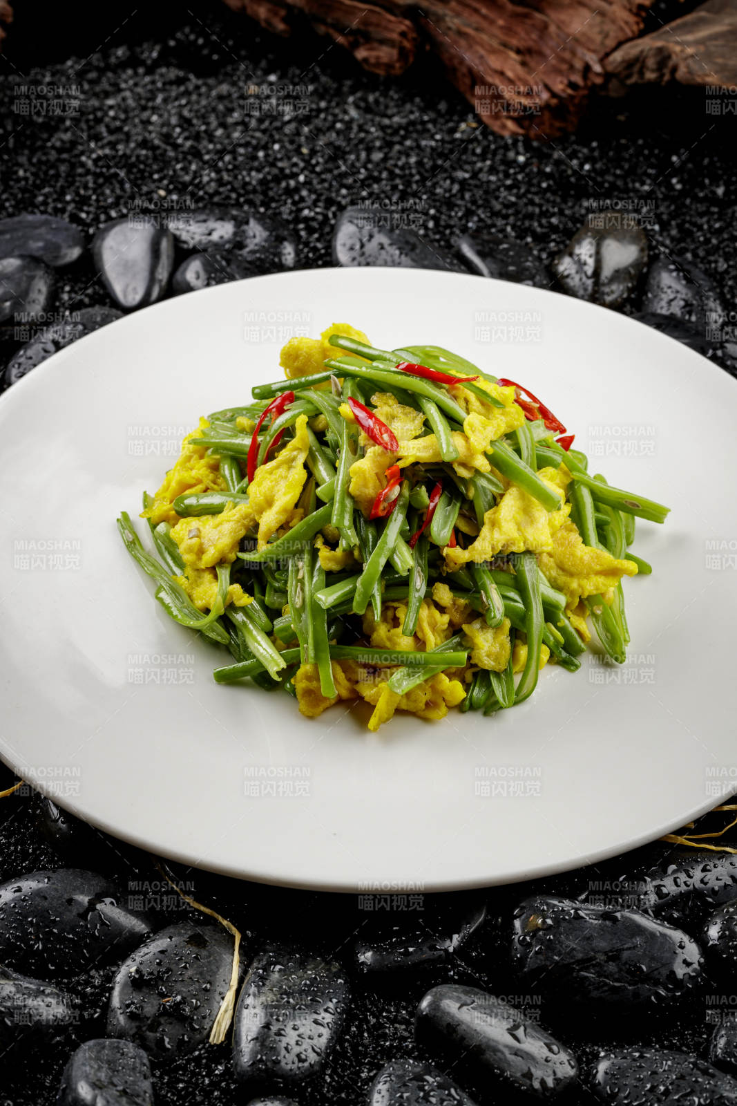 豆角丝炒蛋图片