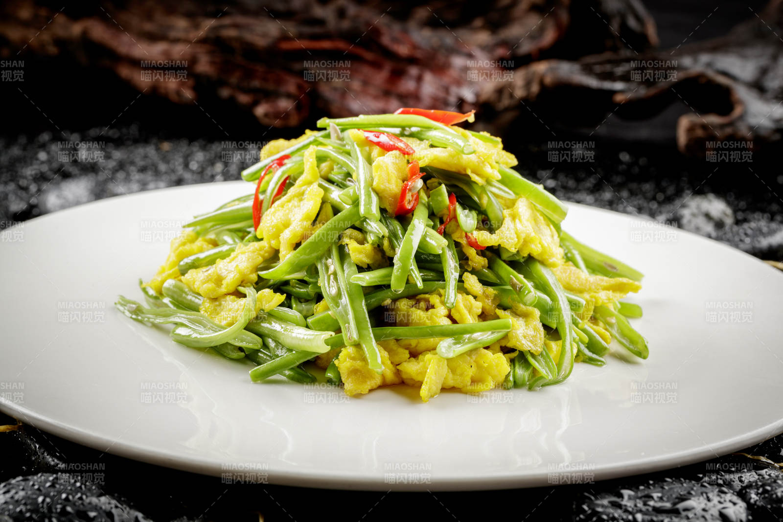 豆角丝炒蛋图片