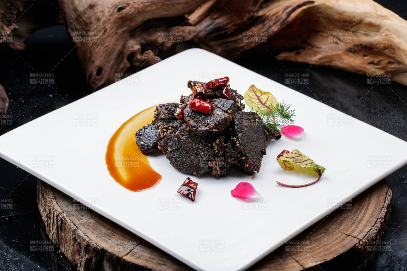 风味牛肉干图片