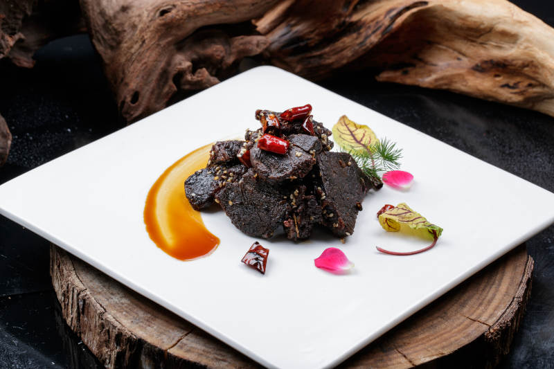 风味牛肉干图片