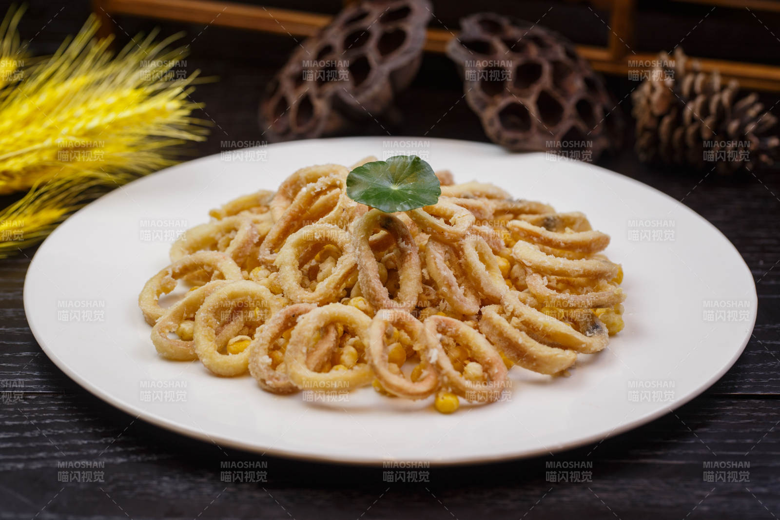 香酥鱿鱼圈图片