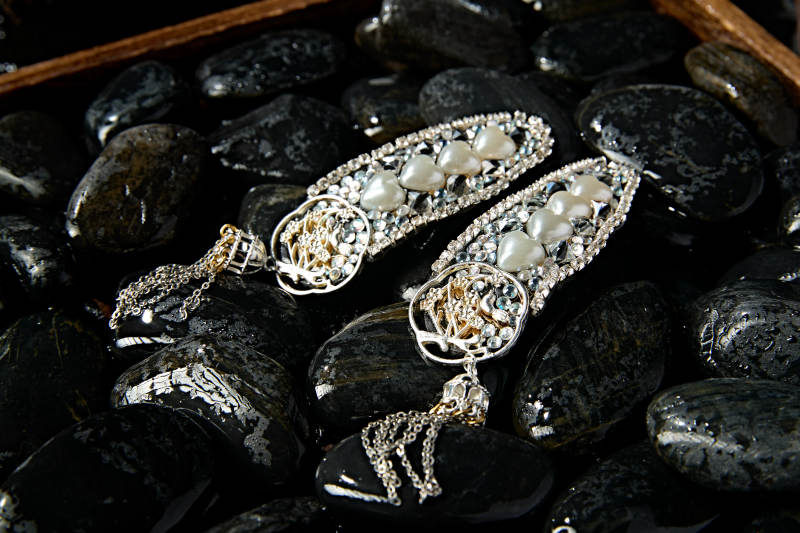 精美中式纯手工首饰发卡图片