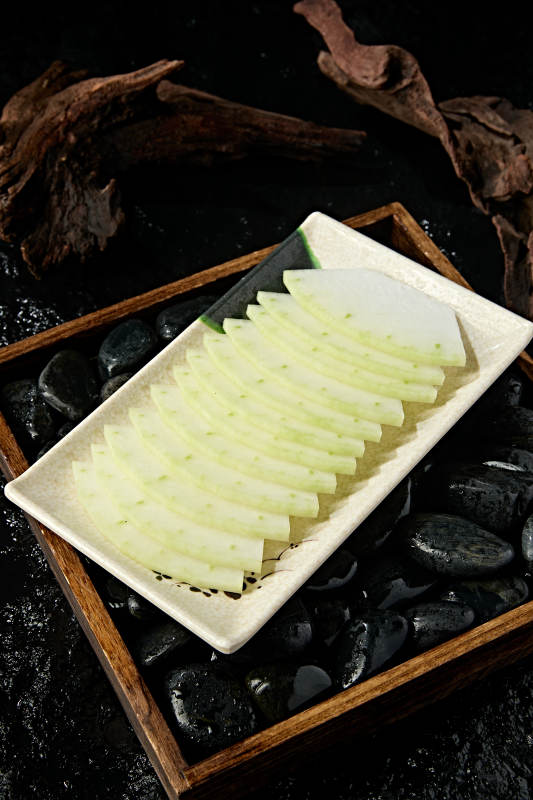 火锅食材鲜切冬瓜片图片