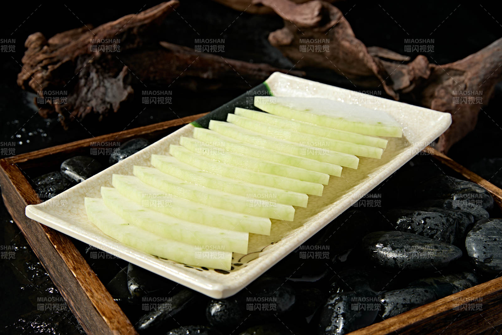 火锅食材鲜切冬瓜片图片