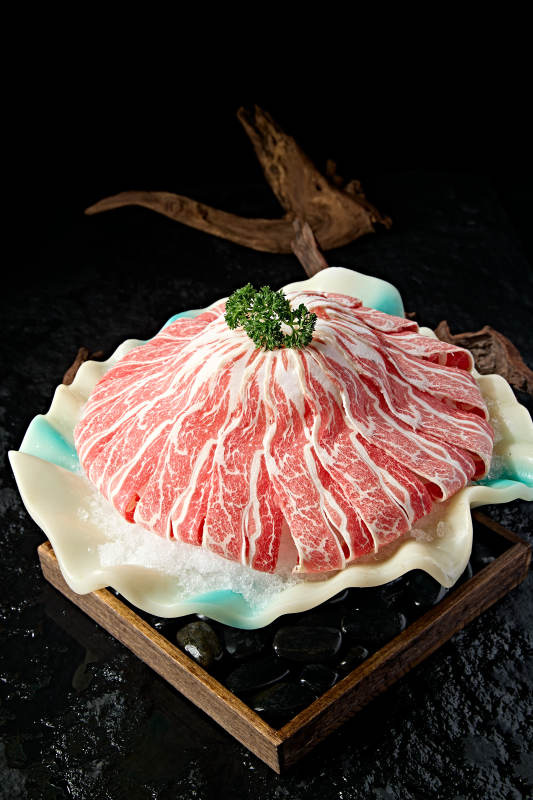 极品日式雪花和牛切片图片