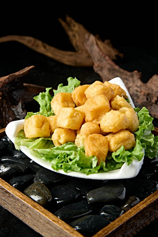 火锅打边炉食材油炸豆腐泡图片