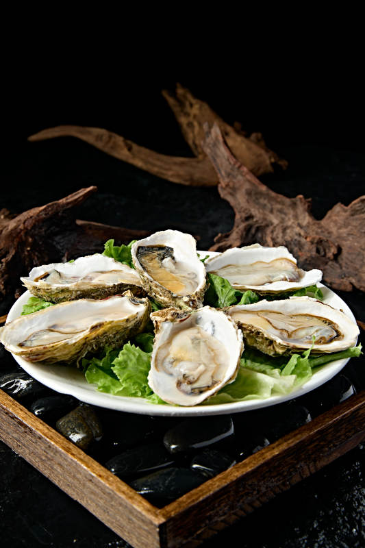 火锅食材鲜开生蚝图片