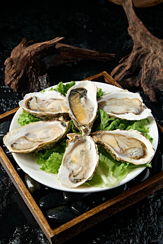 火锅食材鲜开生蚝图片