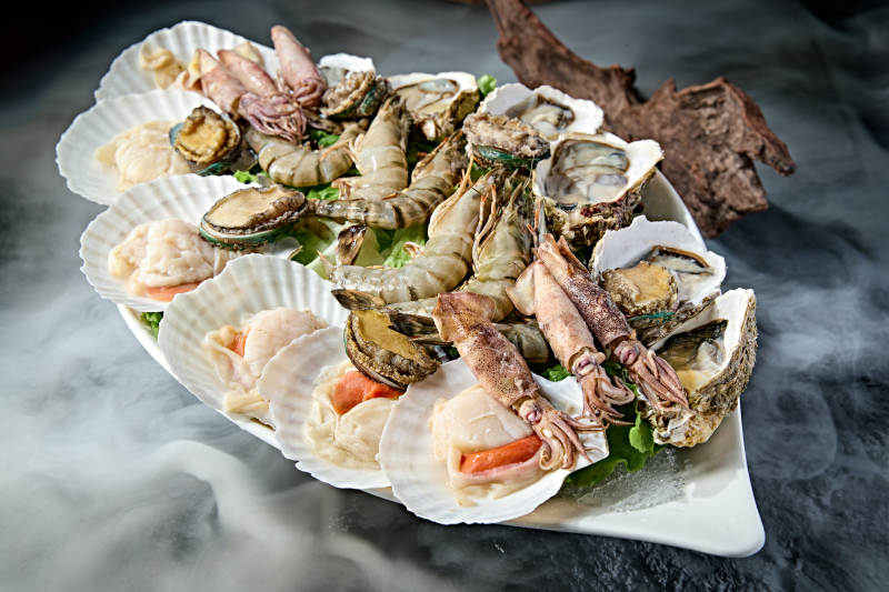 火锅极品海鲜大拼盘图片