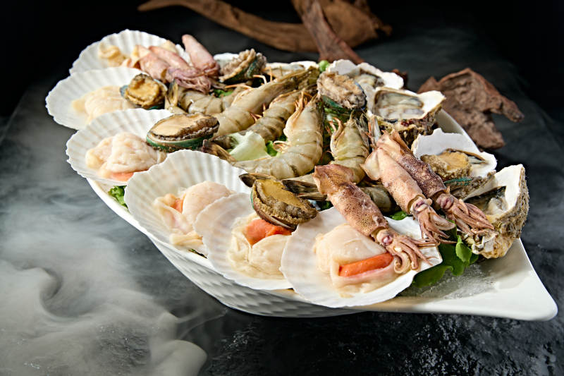 火锅极品海鲜大拼盘图片