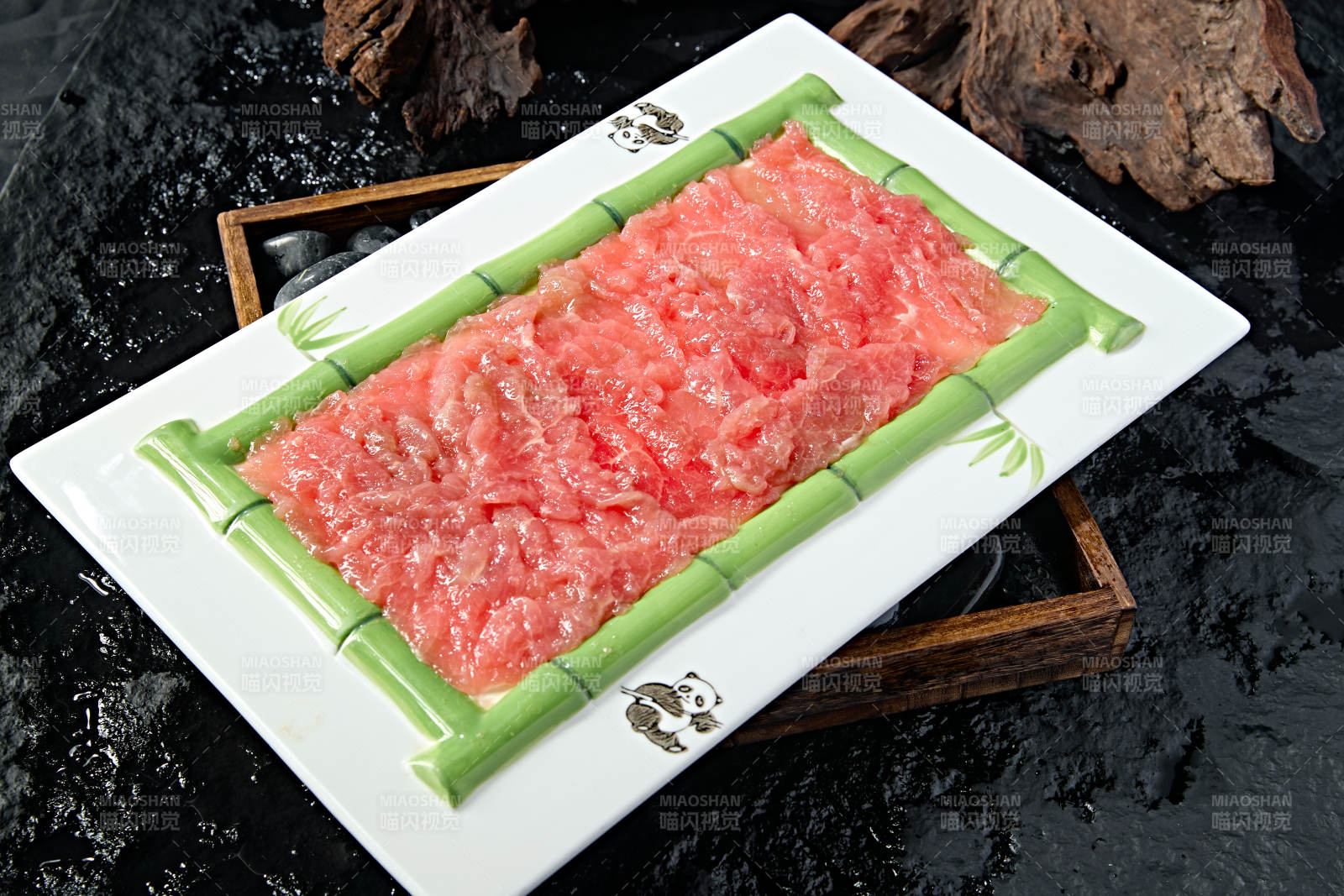 重庆火锅食材嫩滑牛上脑肉图片