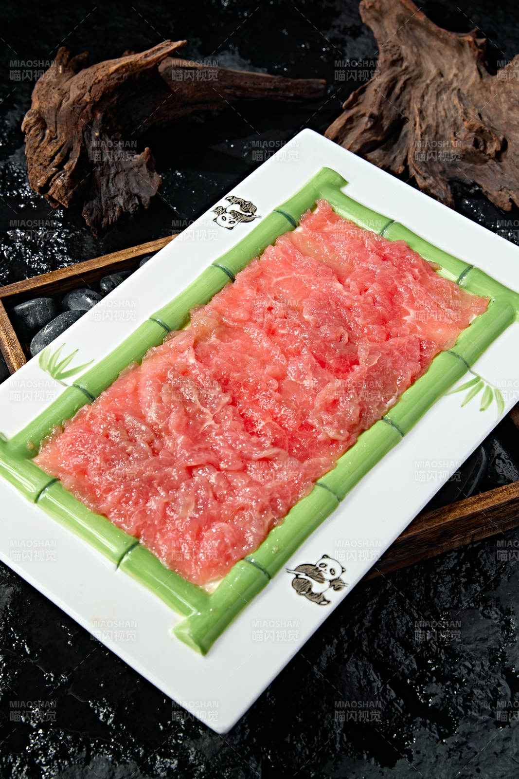 重庆火锅食材嫩滑牛上脑肉图片