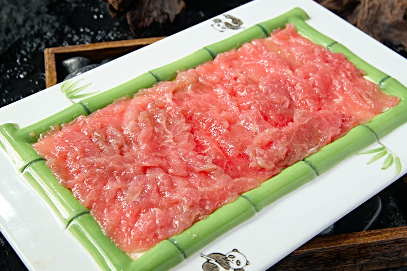 重庆火锅食材嫩滑牛上脑肉图片