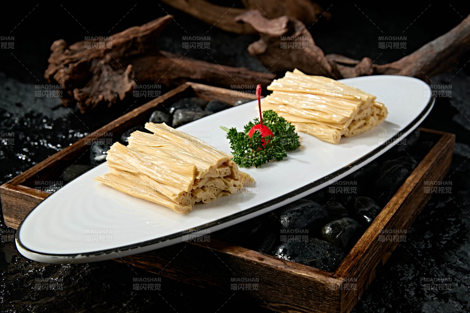 美味火锅食材腐竹段图片