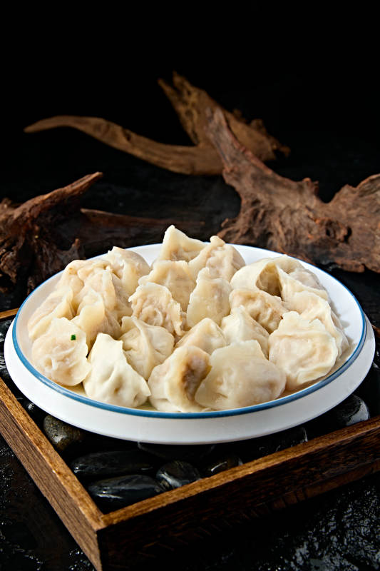 手工猪肉大葱馅饺子图片