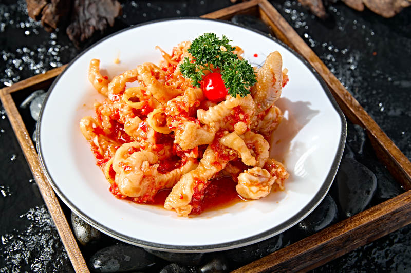 精美凉菜柠檬酸辣脱骨凤爪图片