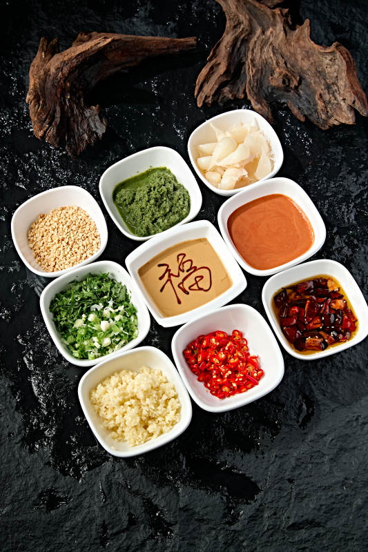 老北京涮肉蘸料小料熬料组合图片