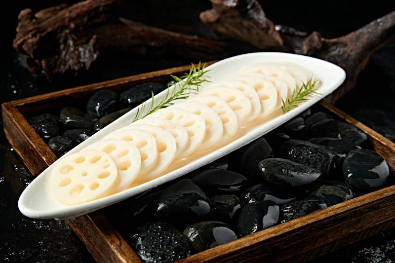 火锅食材涮藕片图片