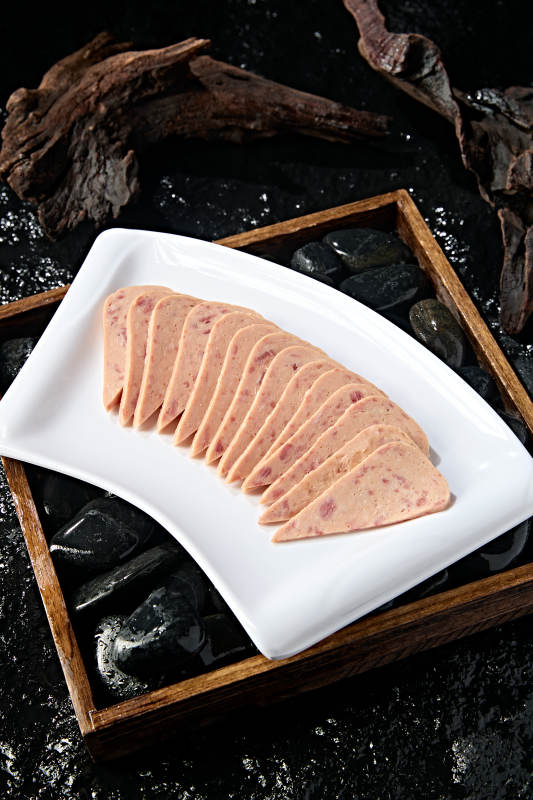 火锅涮品食材切片午餐肉图片