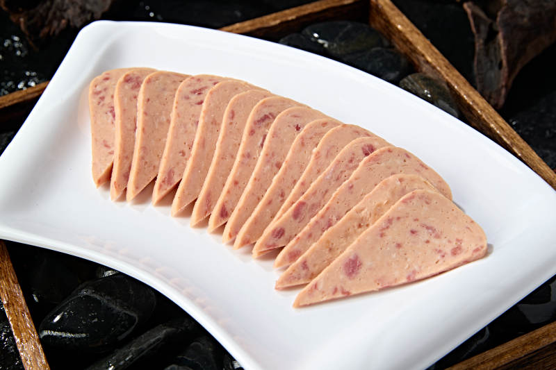 火锅涮品食材切片午餐肉图片