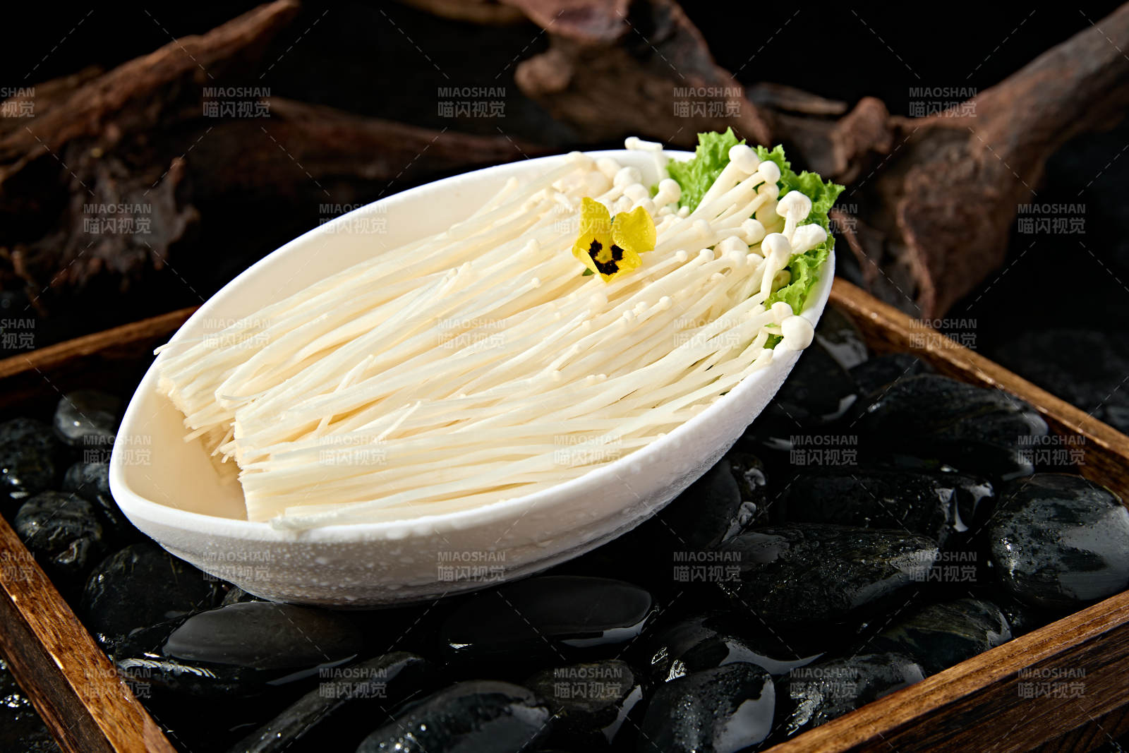 火锅食材新鲜食用菌金针菇图片