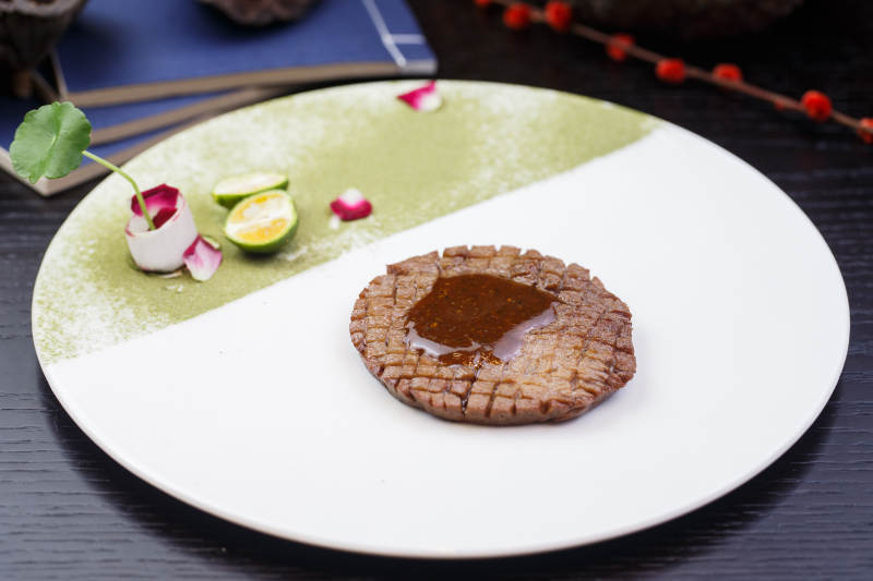 黑胡椒酱小牛排图片