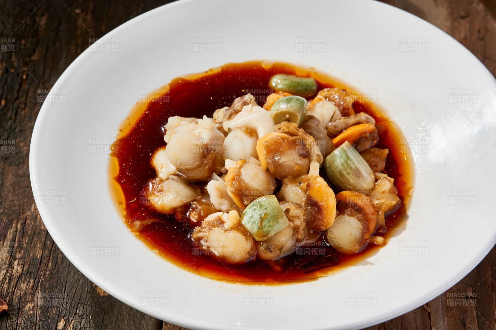 生淹小海鲜扇贝丁图片