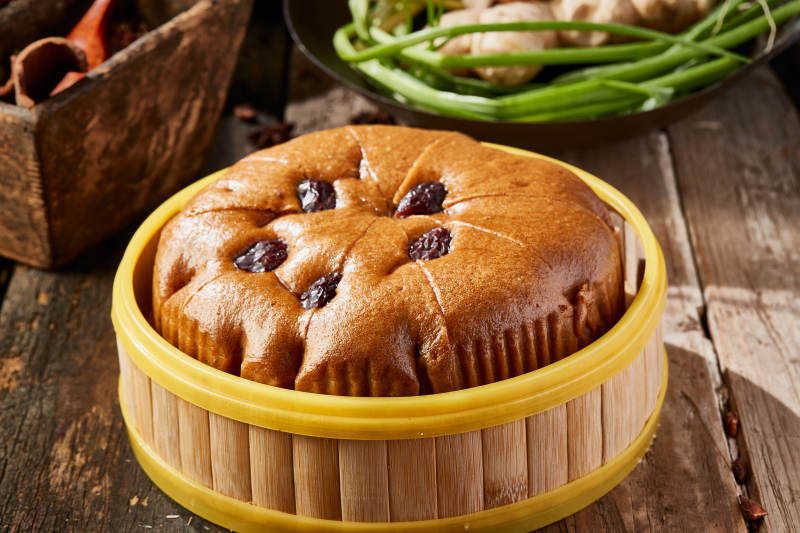 香蒸红枣红糖大发糕图片