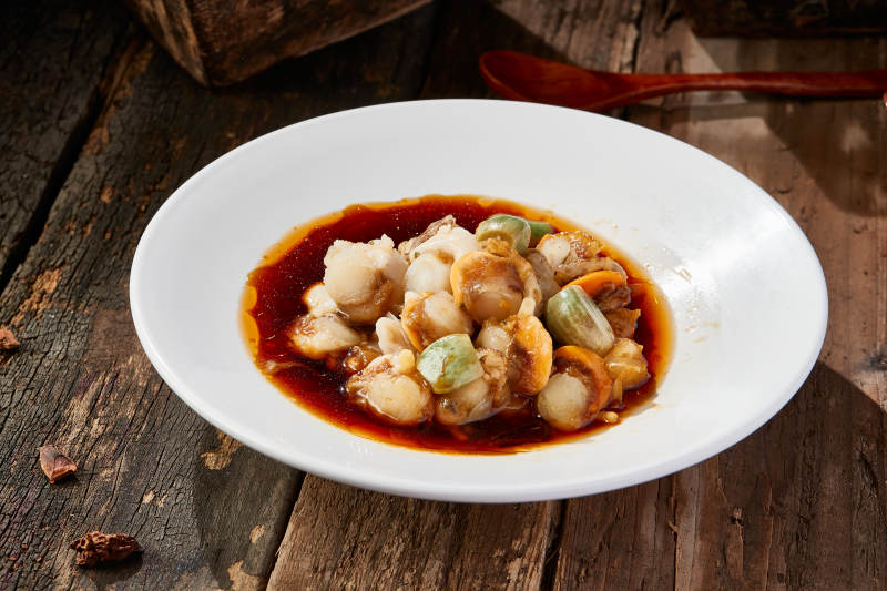 生淹小海鲜扇贝丁图片