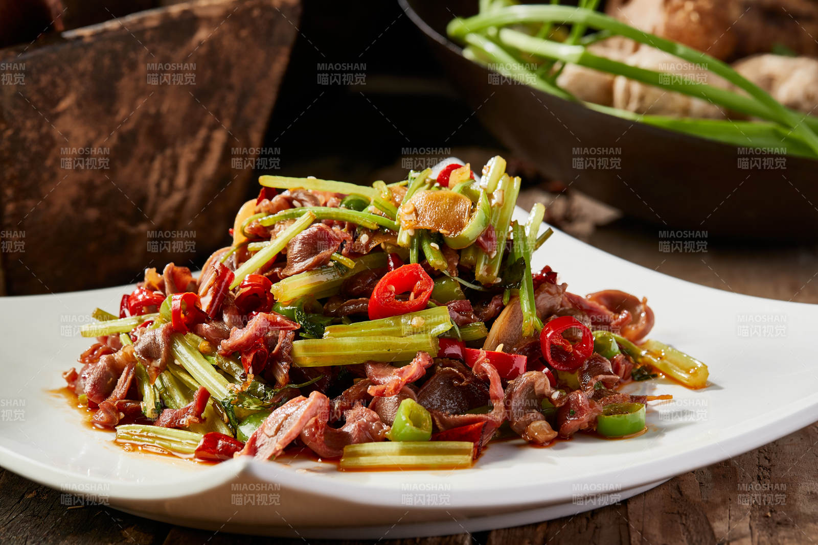 湘味小炒鸡胗片图片