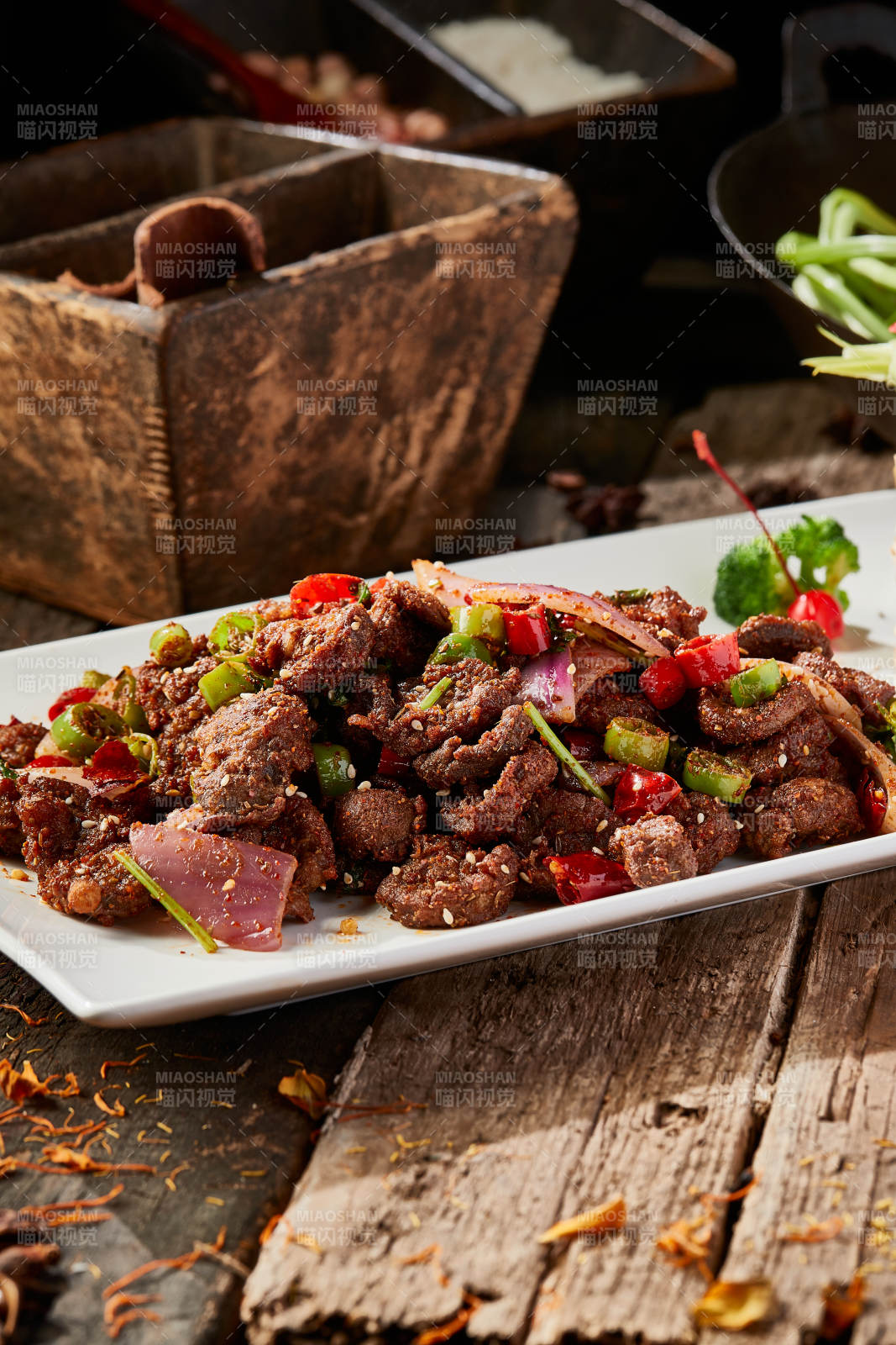 湘味小炒猪腰片图片