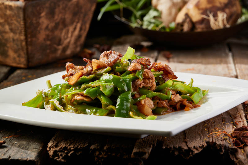 杭椒小炒五花肉图片