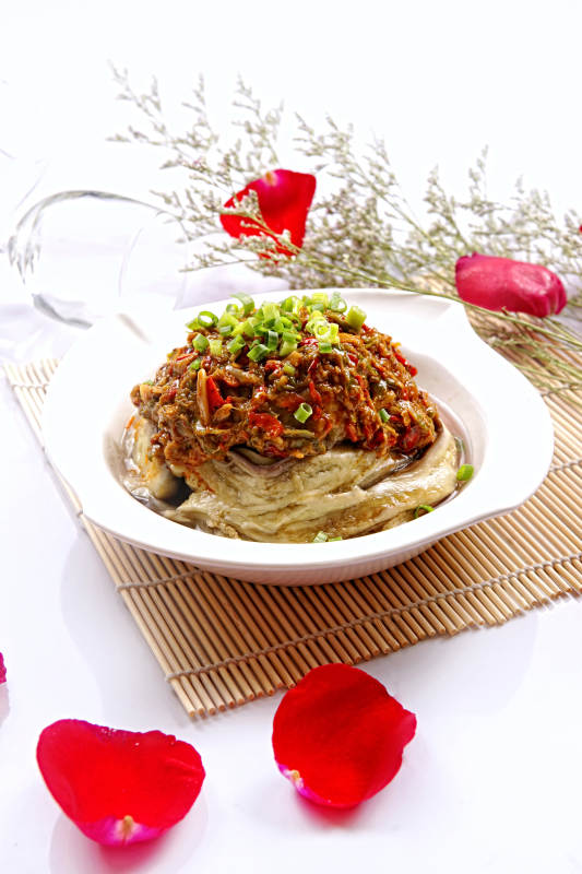 擂椒蒸茄子图片