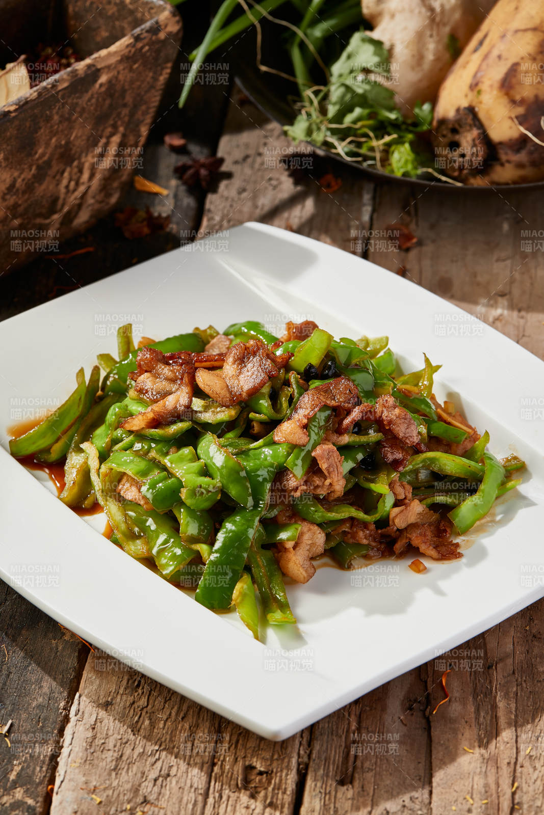 杭椒小炒五花肉图片