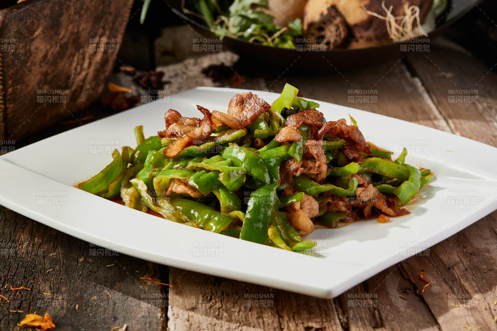 杭椒小炒五花肉图片