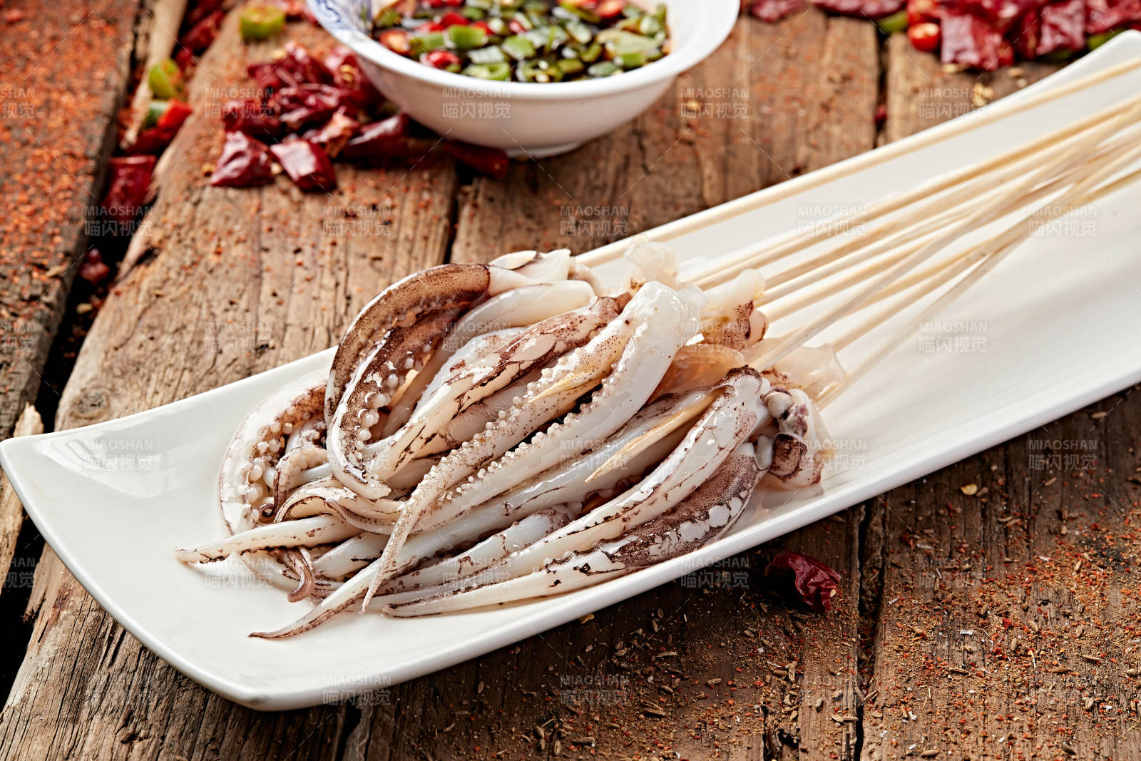 成都串串鱿鱼须图片