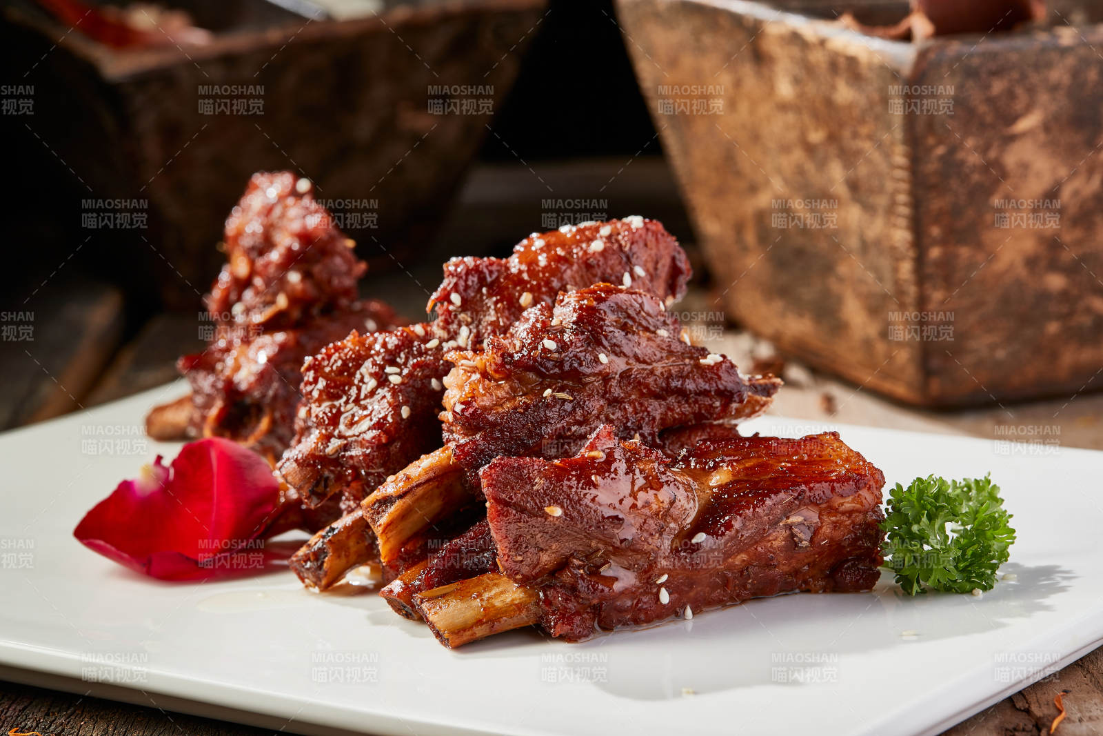 香炸猪肋排图片