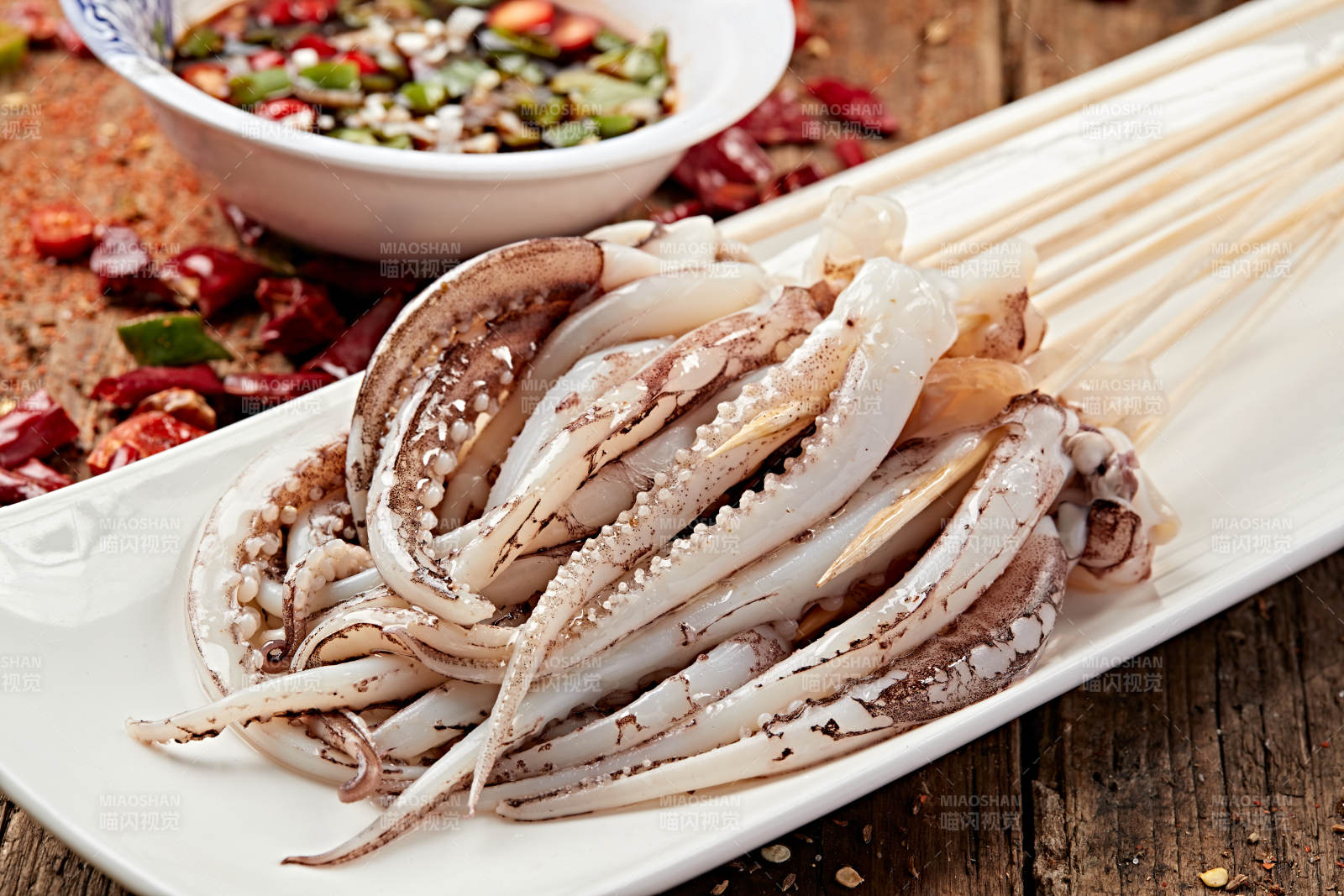 成都串串鱿鱼须图片