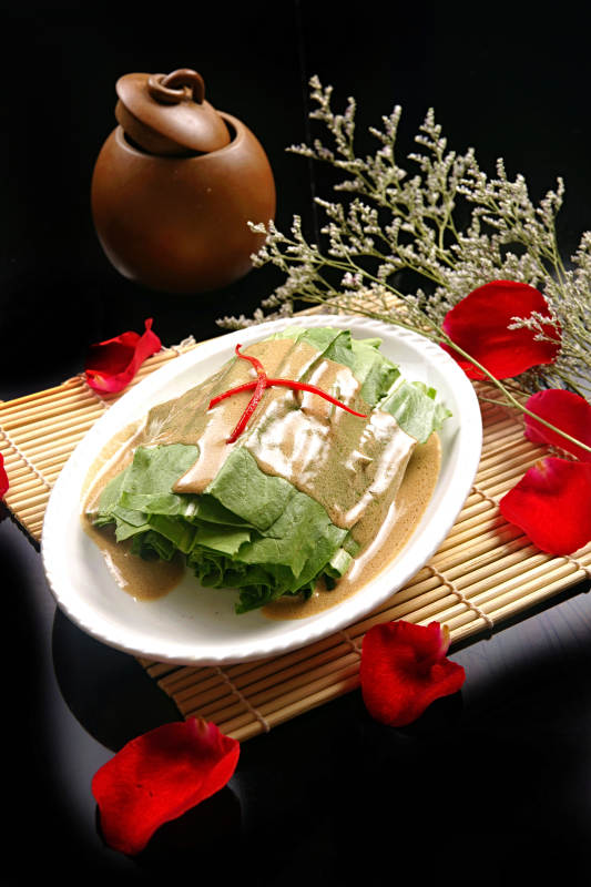 芝麻酱乾隆油麦菜图片